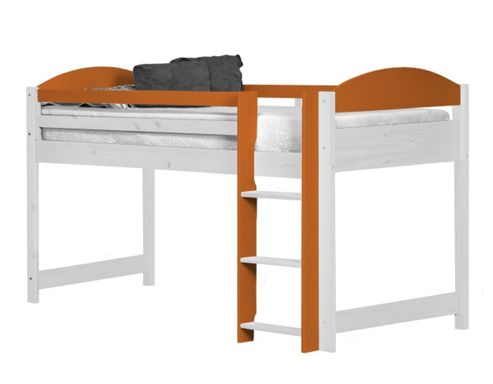 Image of Maximus Mid Sleeper White With Orange Details