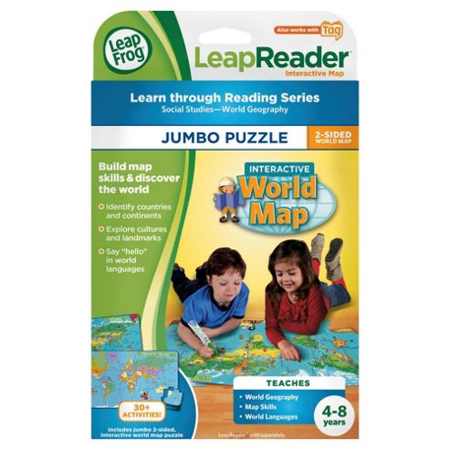 Image of Leapfrog Tag World Map Jumbo Puzzle