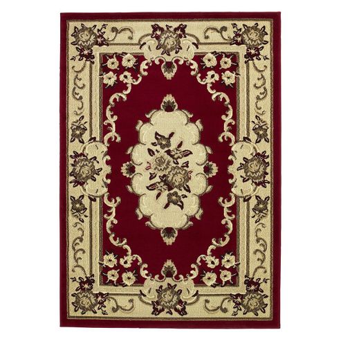 Image of Oriental Carpets & Rugs Marakesh Red Rug - 150cm L X 80cm W
