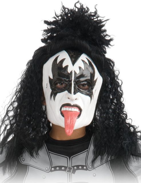 Image of The Demon Kiss Half Mask