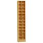 Techstyle Tall Sleek CD / DVD Media Storage Tower Shelves - Beech