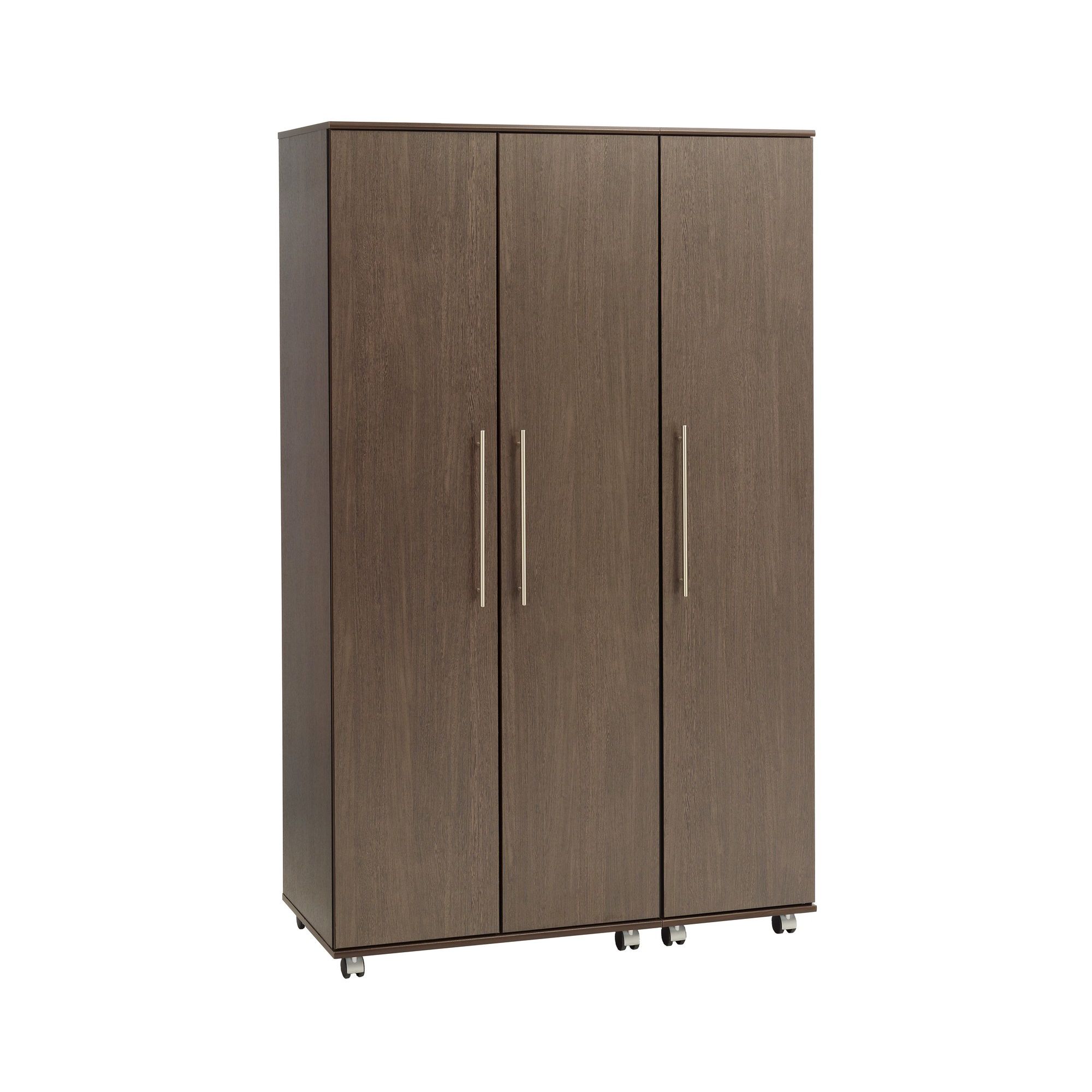 Ideal Furniture New York Triple Plain Wardrobe - Wenge at Tesco Direct