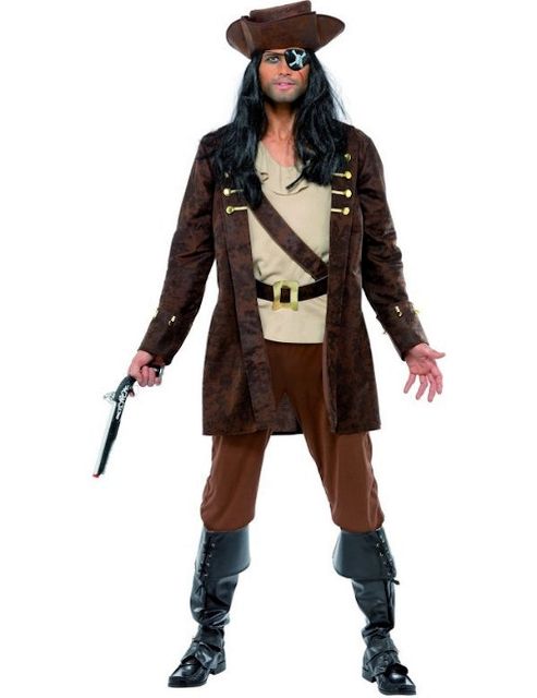 Image of Adult Buccaneer Pirate Costume Large