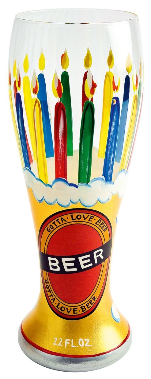 Image of Lolita Pilsner Glass - Birthday Beer