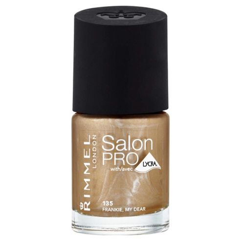 Image of Rimmel London Salon Pro With Lycra Nail Polish 135 Frankie, My Dear 12ml