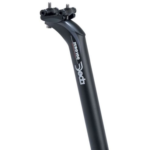 Image of Deda Zero 100 Alloy Seat Post In Black - 31.6mm