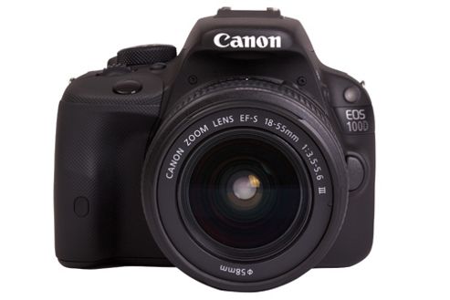 Image of Canon Eos 100d Slr Camera Black Ef-s 18-55mm Iii Dc 18mp 3.0touch Lcd Fhd