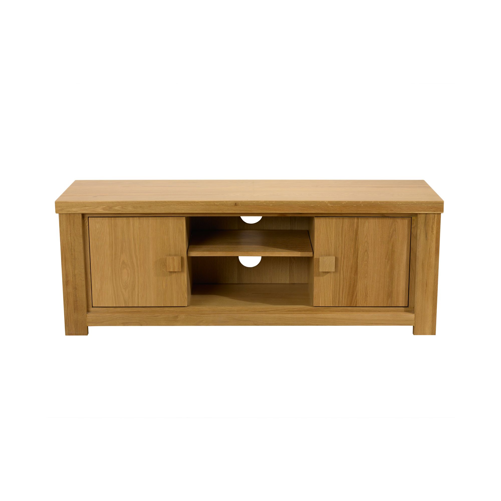 Mark Harris Furniture Barcelona 2 Door TV Unit in Solid Oak at Tesco Direct