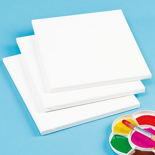 Image of Large Painting Canvases 25cm By 30cm (pack Of 2)