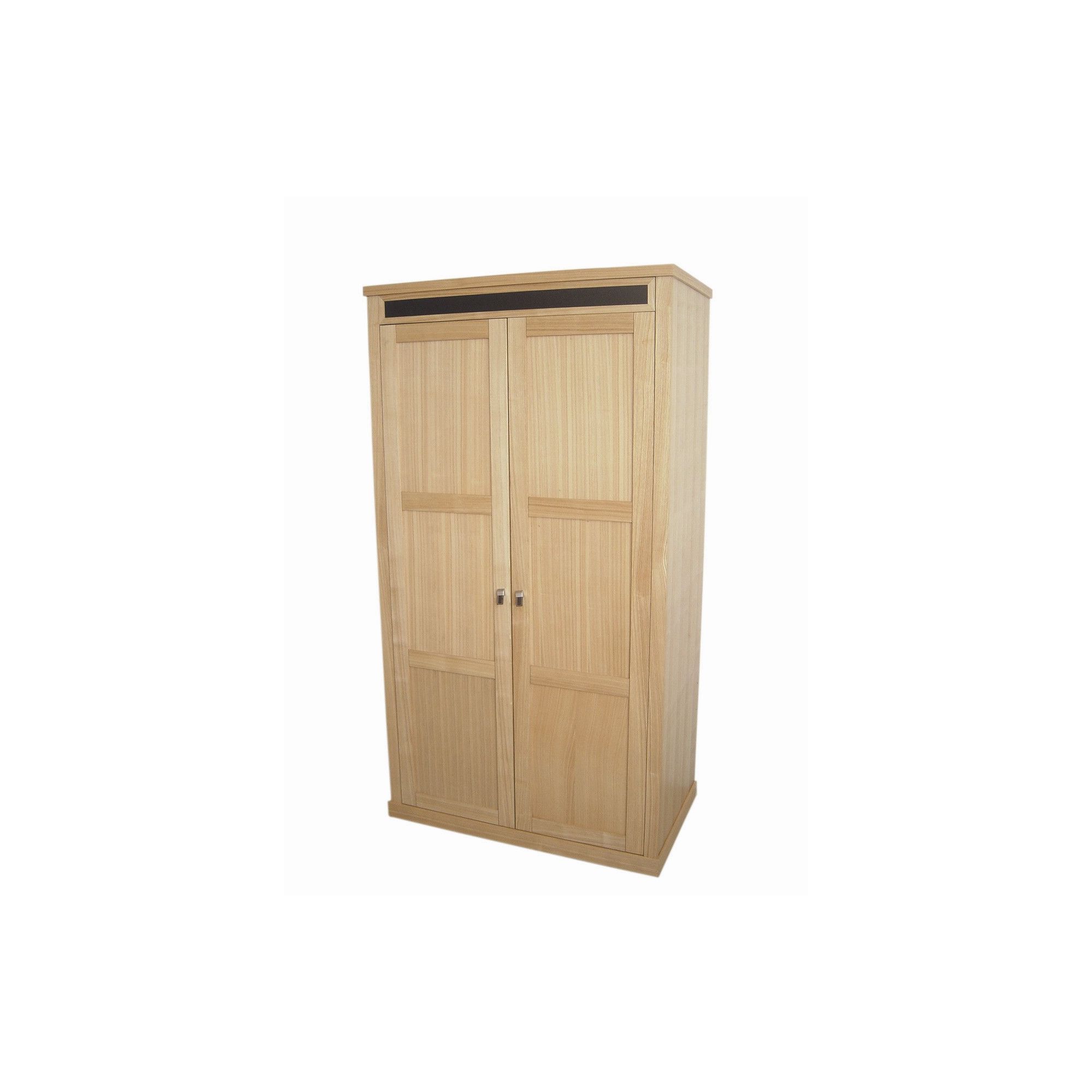 Home Zone Chelsea Two Door Wardrobe in Oak at Tesco Direct