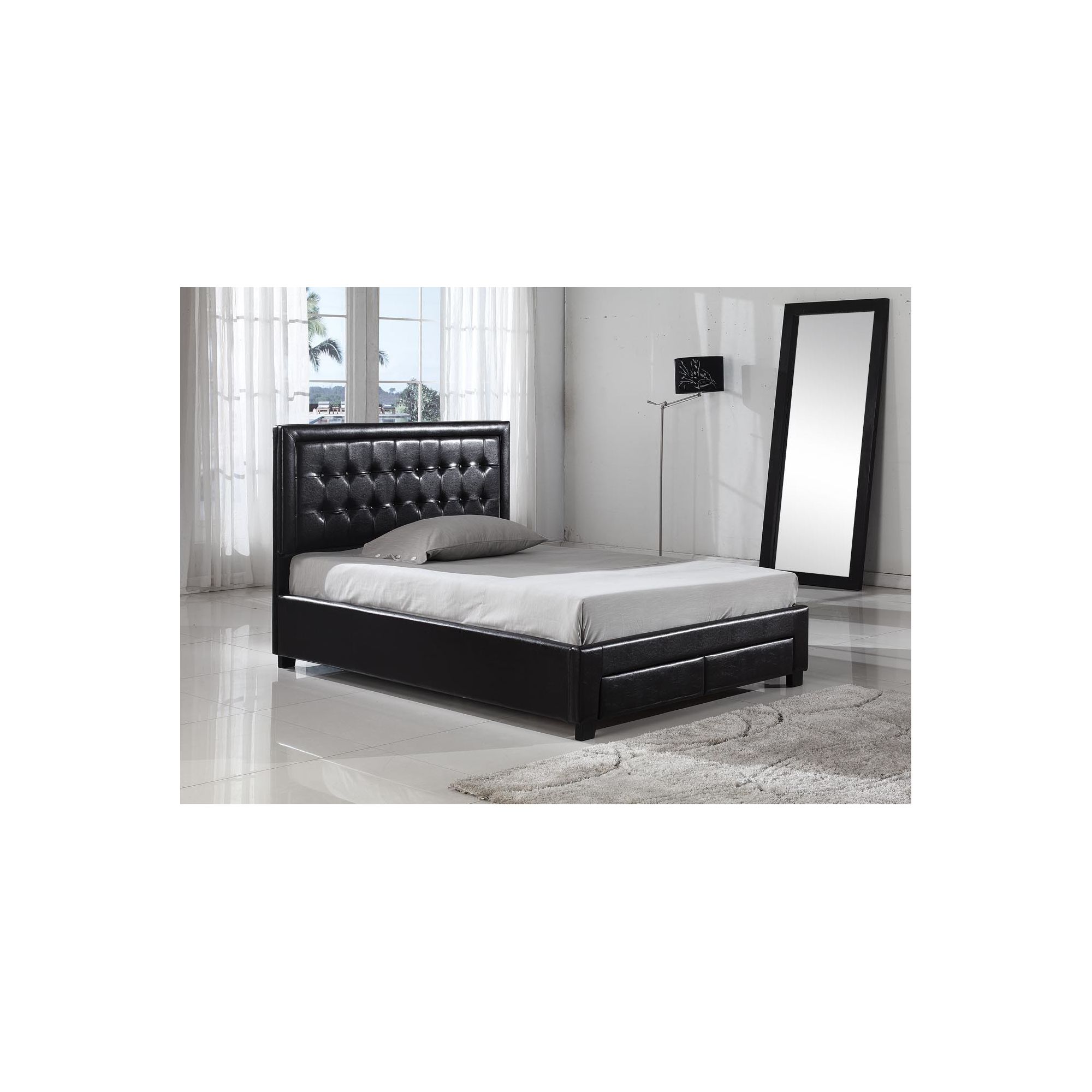 Interiors 2 suit Verona Bedframe - Double - Brown at Tesco Direct