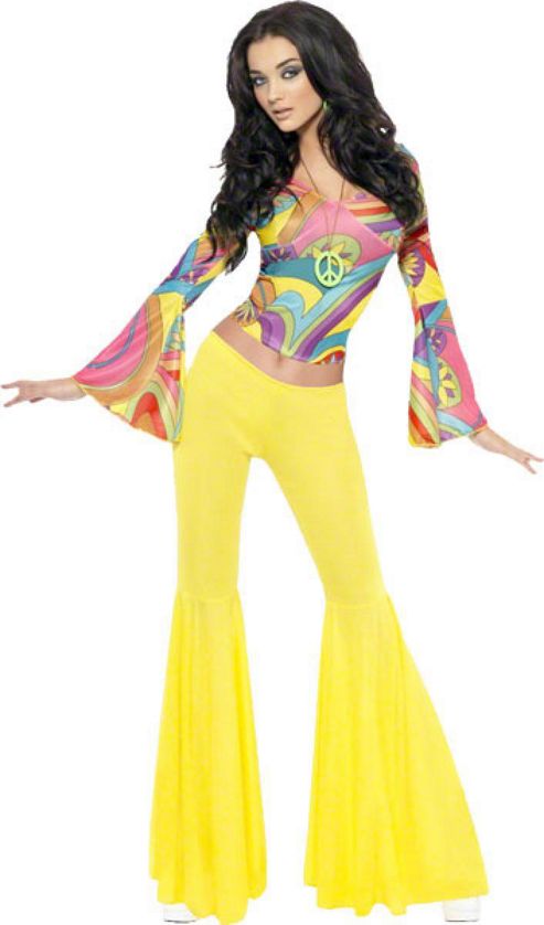 Image of 70's Groovy Babe - Adult Costume Size: 8-10