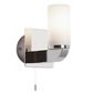 Endon Lighting One Light Semi Flush Mount in Chrome