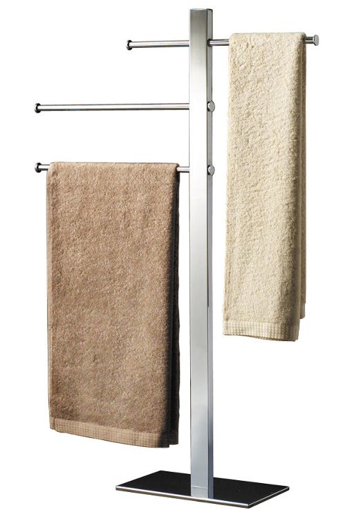 Image of Gedy Bridge Towel Stand In Chrome