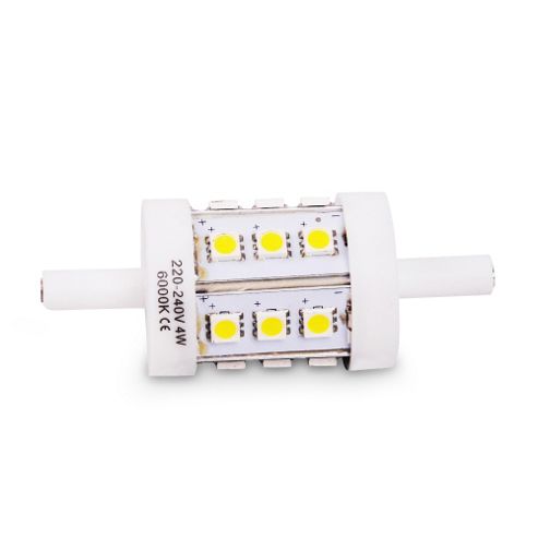 Image of 4w 78mm R7s 360-- Smd Led Bulb Cool White / Daylight