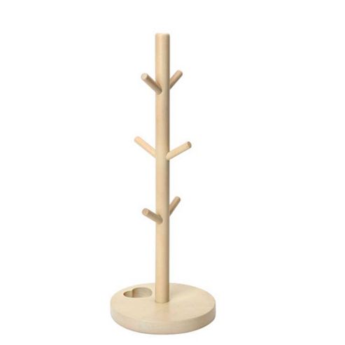 Image of Dexam Vintage Home Woodware Mug Tree - Buttermilk