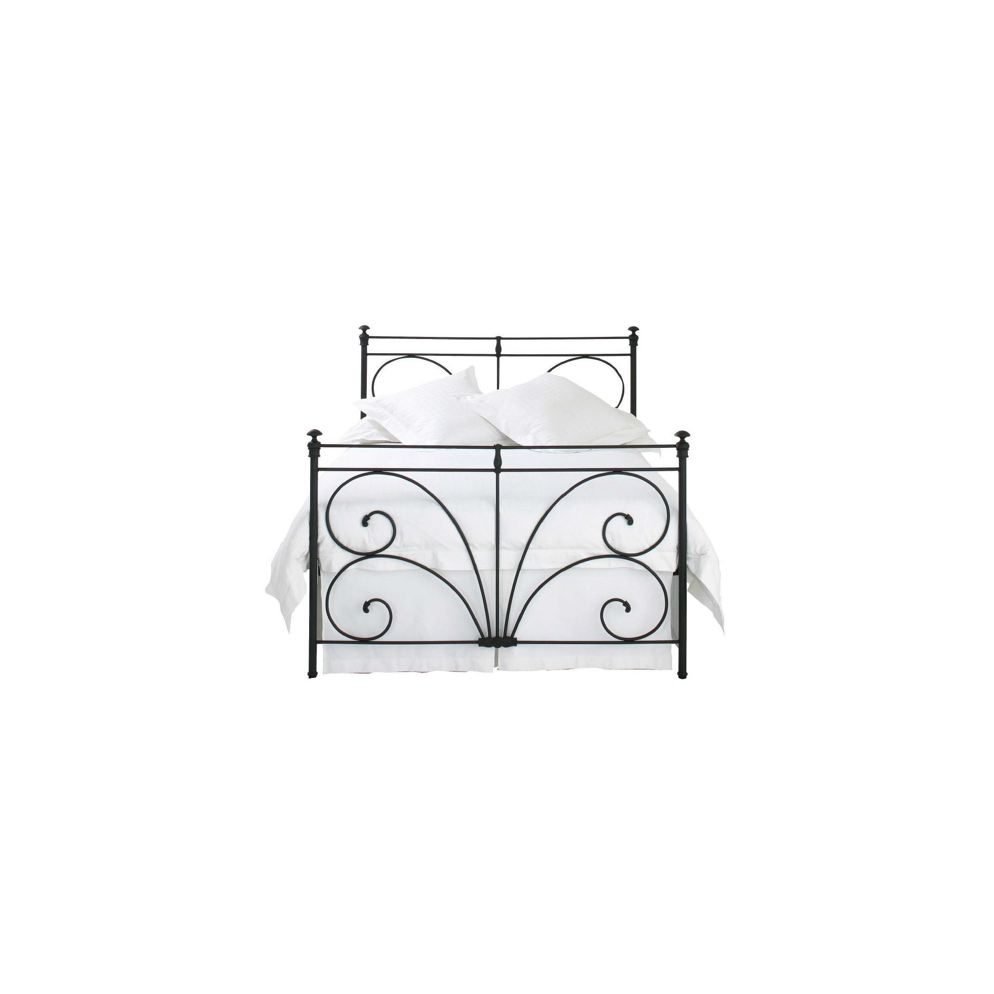 OBC Errol Bed Frame - Double - Glossy Ivory at Tesco Direct