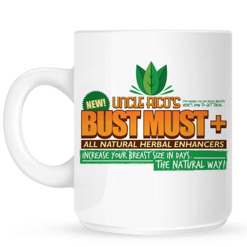 Image of Uncle Rico's Bust Must Plus 10oz Ceramic Mug