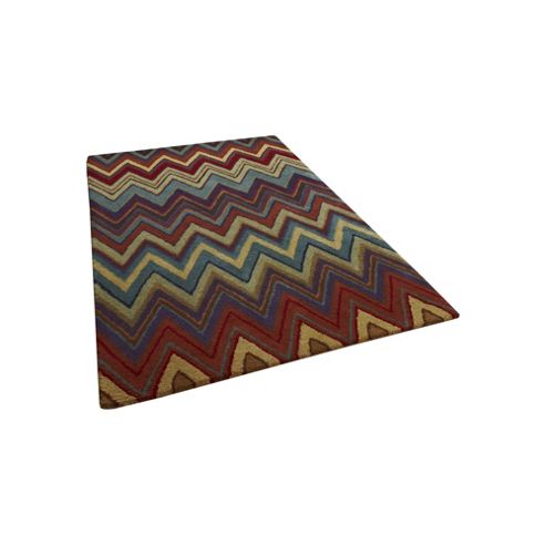 Image of Think Rugs Aztec Multi Tufted Rug - 120 Cm X 170 Cm (3 Ft 9 In X 5 Ft 7 In)