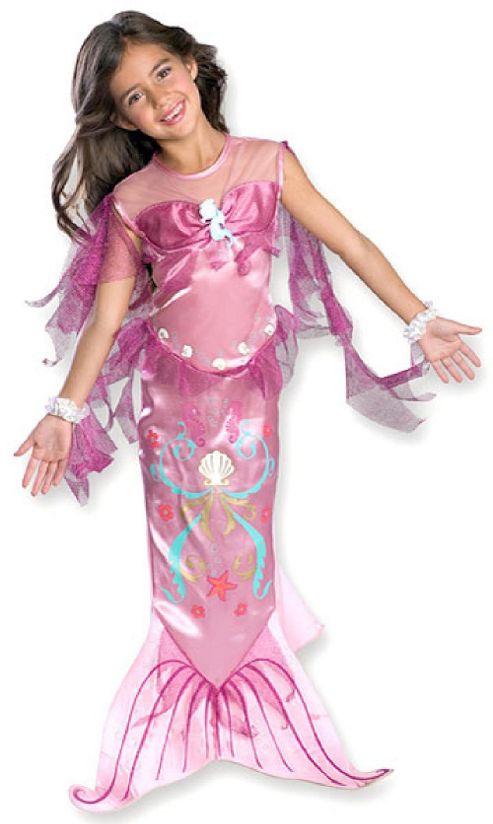 Image of Pink Mermaid - Child Costume 3-4 Years