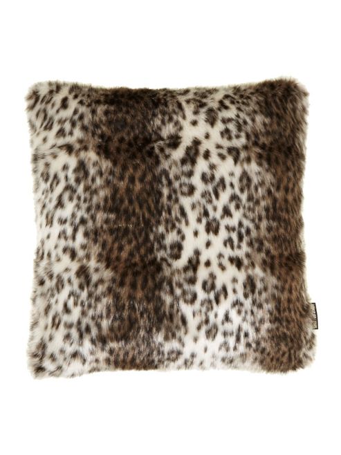 Image of Faux Leopard Fur Cushion