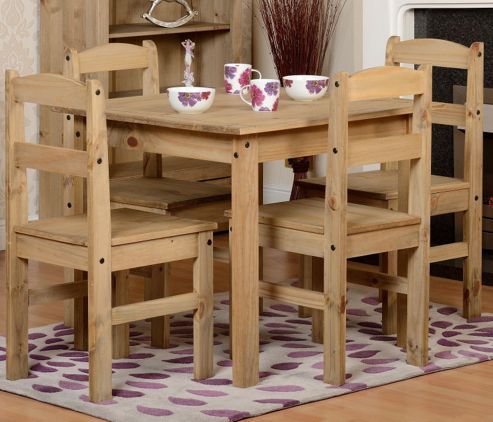 Image of Home Essence Stanley Mexican 5 Piece Dining Set