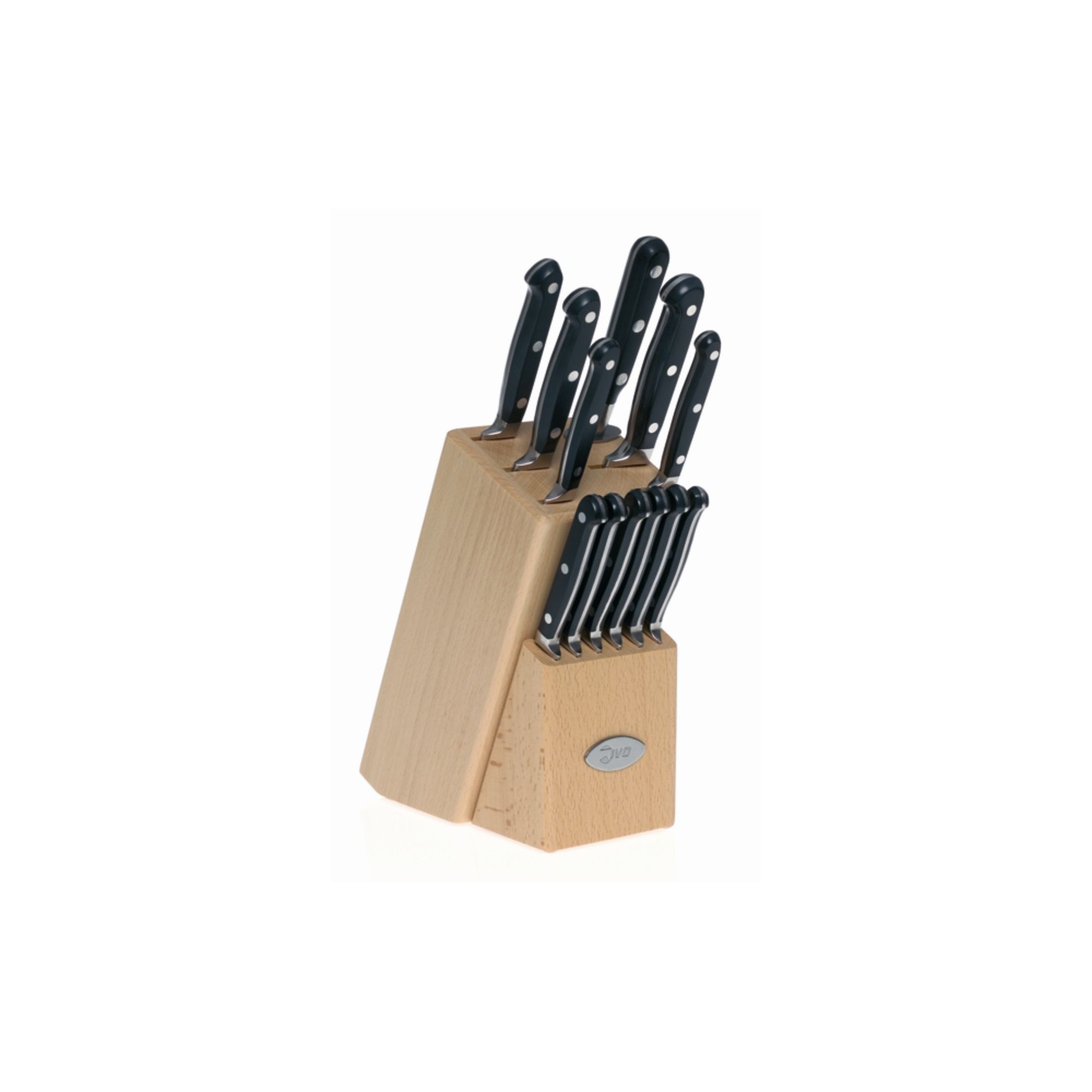 IVO Blademaster 12 Piece Knife Block at Tesco Direct