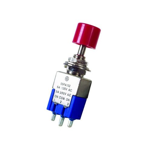 Image of Round Locking Push Switch