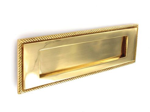 Image of Securit S2130 Georgian Letter Plate Brass 250mm