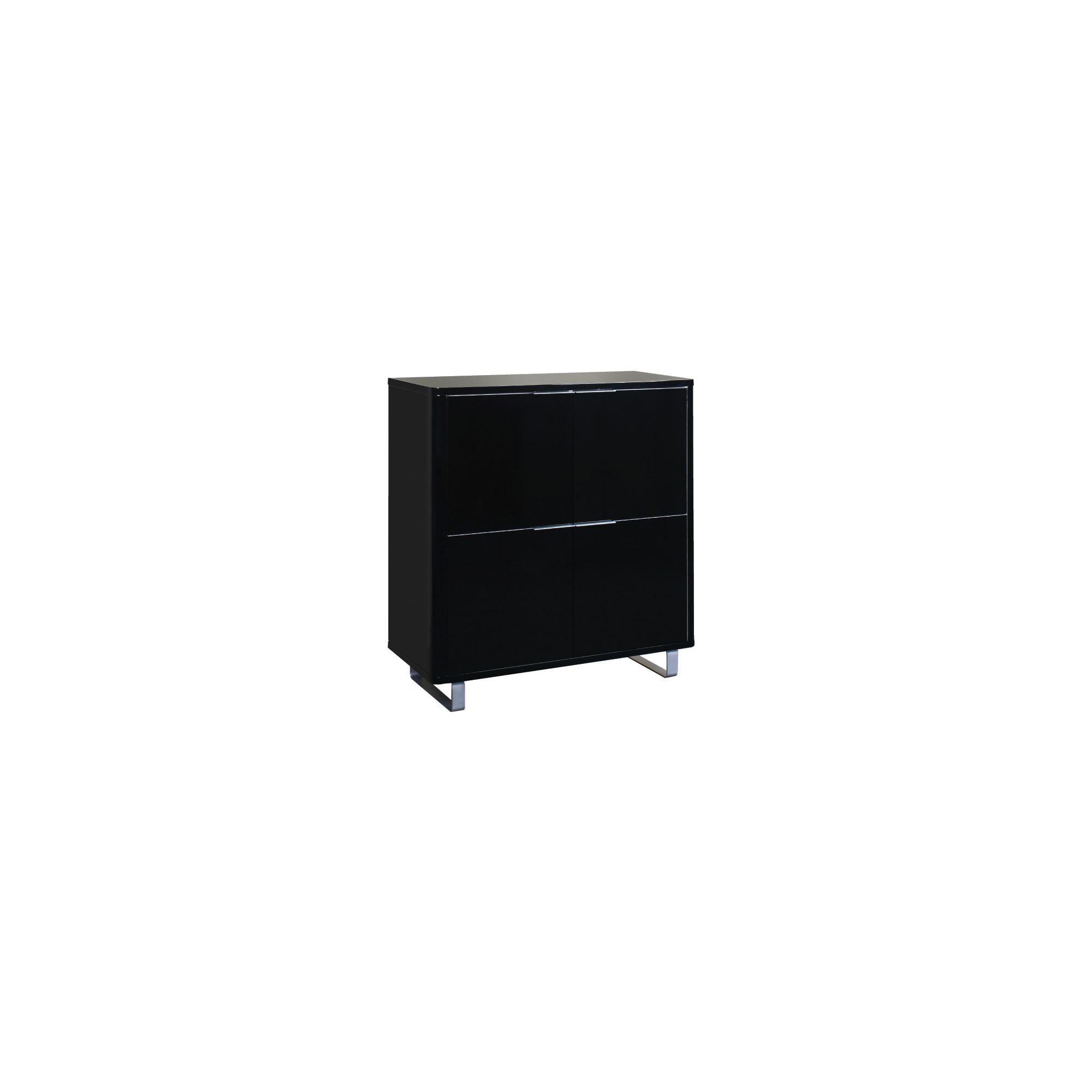 Home Zone Remedy Occasional Four Door Storage Unit - Black at Tescos Direct