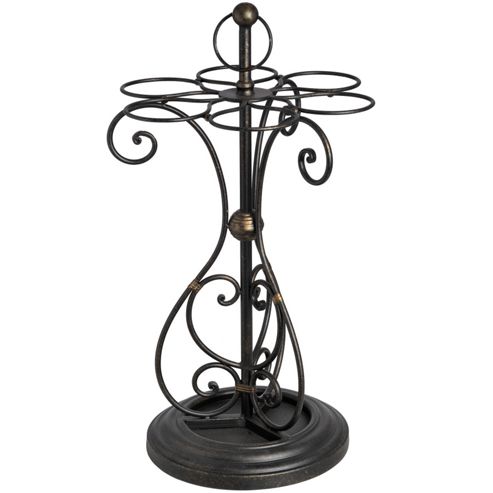 Image of Hill Interiors Ornate Metal Umbrella Stand