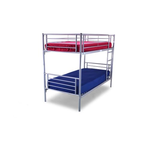 Image of Silver Bertie Bunk Bedframe - Single 3ft