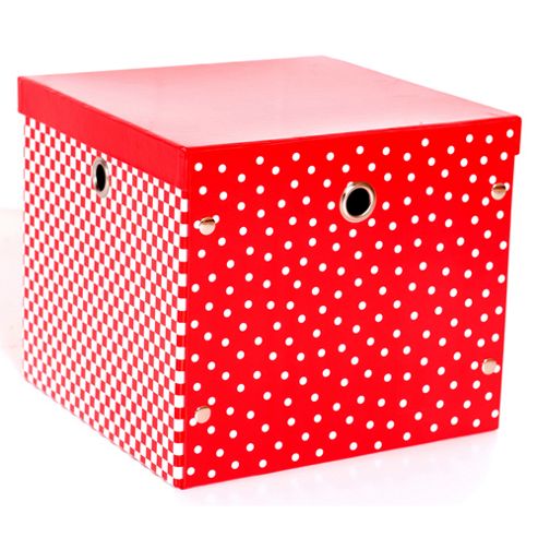 Image of Happy Storage Box Red