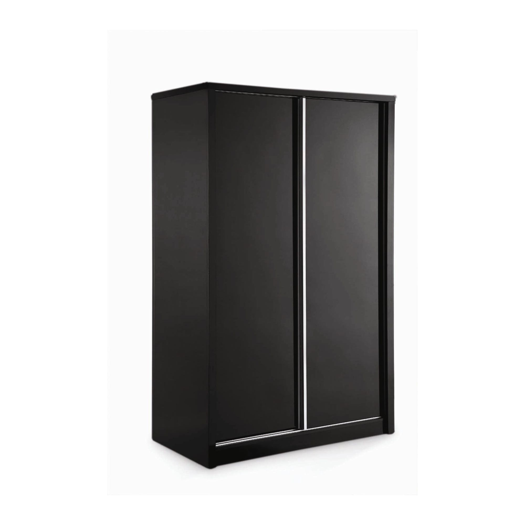 Home Zone Novello Sliding Wardrobe - Black at Tesco Direct