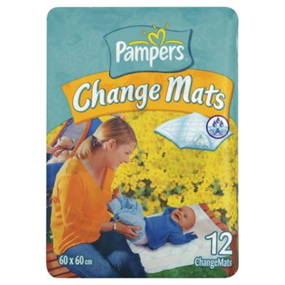 Pampers Change Mats 12 Pack