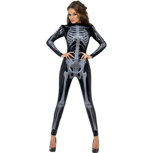 Image of Fever Skeleton - Adult Costume Size: 8-10