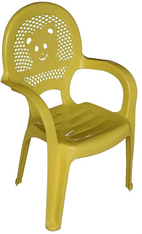 Image of Resol Childrens Garden Plastic Chair - Yellow - (1 Chair)