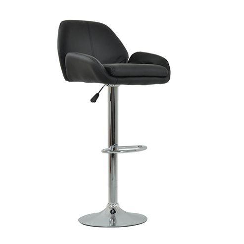 Image of Club Black Bar Stool