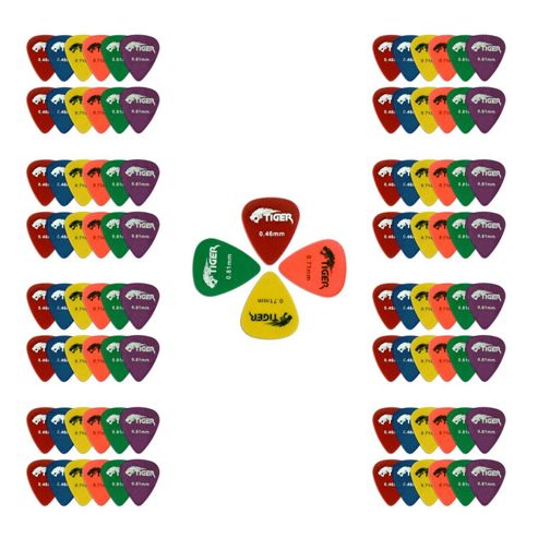 Image of Tiger 100x Assorted Guitar Picks