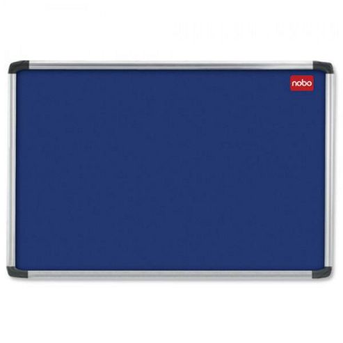 Image of Nobo 30230174 900x600mm Aluminium Frame Notice Board - Blue