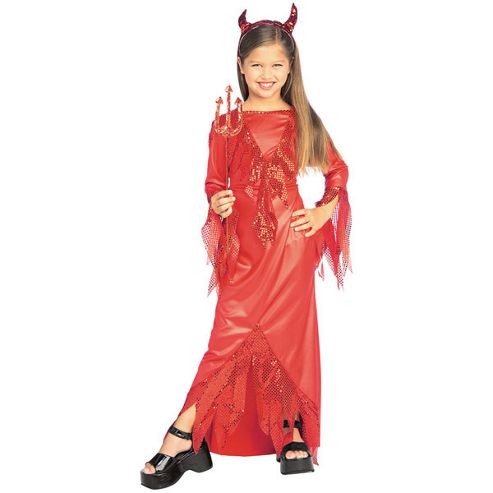 Image of Devilish Diva - Child Costume 7-8 Years