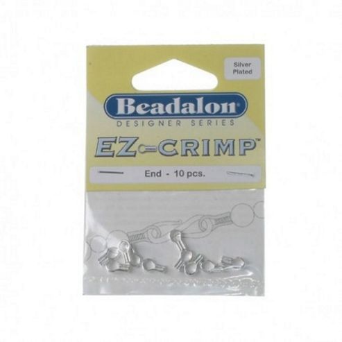 Image of Beadalon Ez Crmpend Silver Plate 10pcs