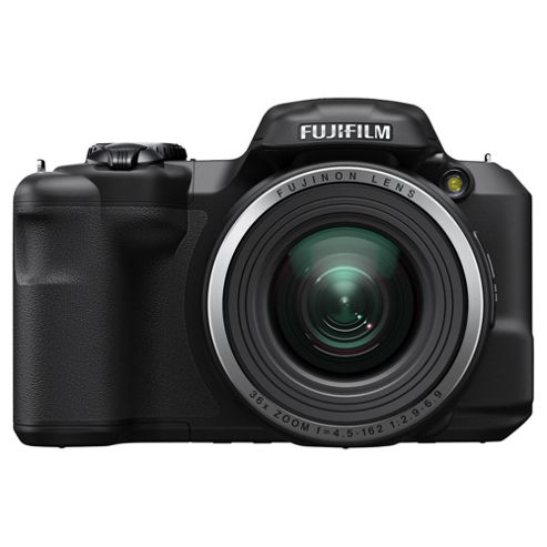 Image of Fuji S8650 Digital Bridge Camera, Black, 16mp, 36x Optical Zoom