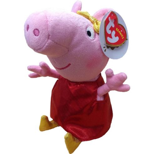 Image of Ty Beanie Peppa Pig 6" Plush Golden Boots