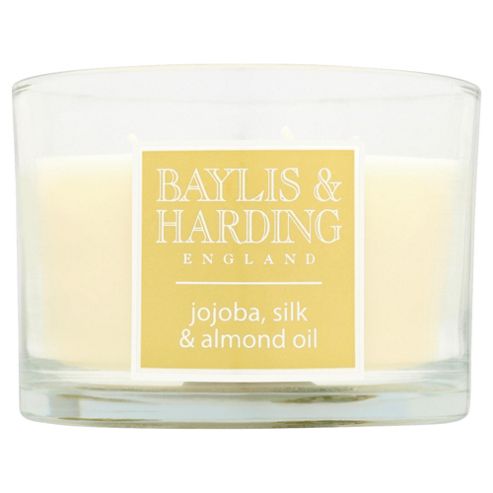 Image of Baylis & Harding Multi-wick Candle, Jojoba & Silk Almond Oil