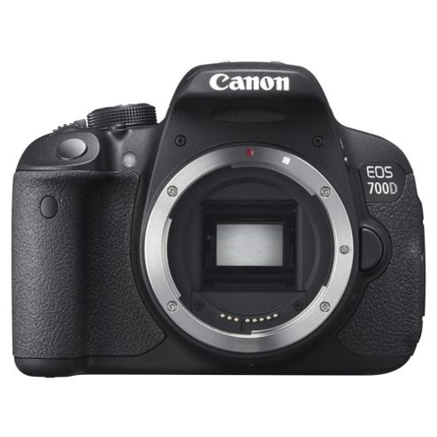 Image of Canon Eos 700d Digital Slr, Black, 18mp, 3" Lcd Screen, Body Only