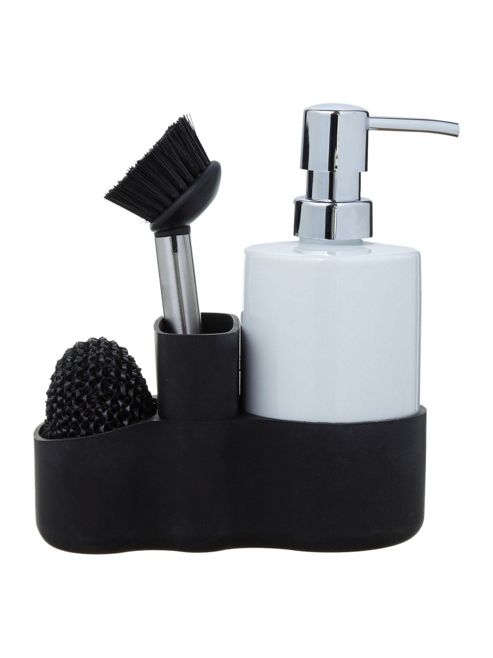 Image of Linea Cleaning Set Black In Black
