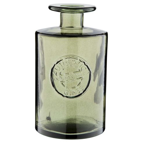 Image of Tesco Recycled Glass Bottle Vase, Green