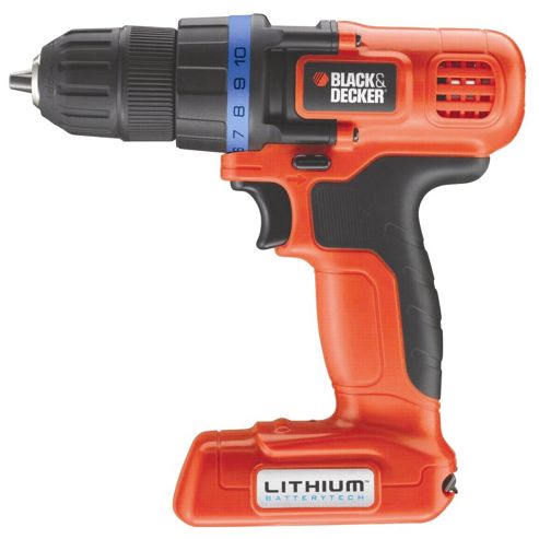 Image of Black & Decker Drill Driver 10mm Keyless Chuck 7.2v Epl7i