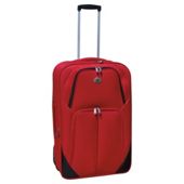 Beverly Hills Polo Club 2-Wheel Suitcase, Red & Black Medium